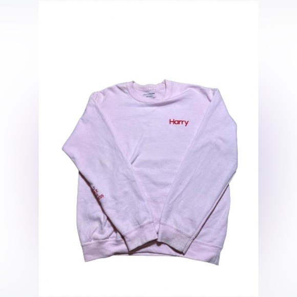 Harry Styles, crewneck, light pink, US Medium (oversized fit) - Picture 1 of 4
